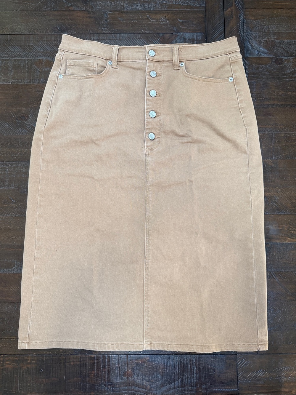 Banana Republic Tan Denim Skirt